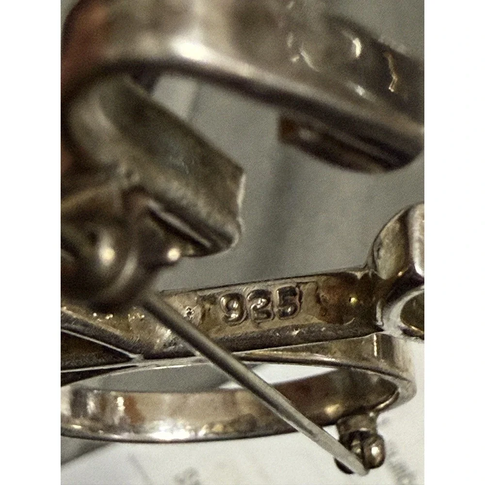 Bicycle brooch pin‎ Taxco sterling 925